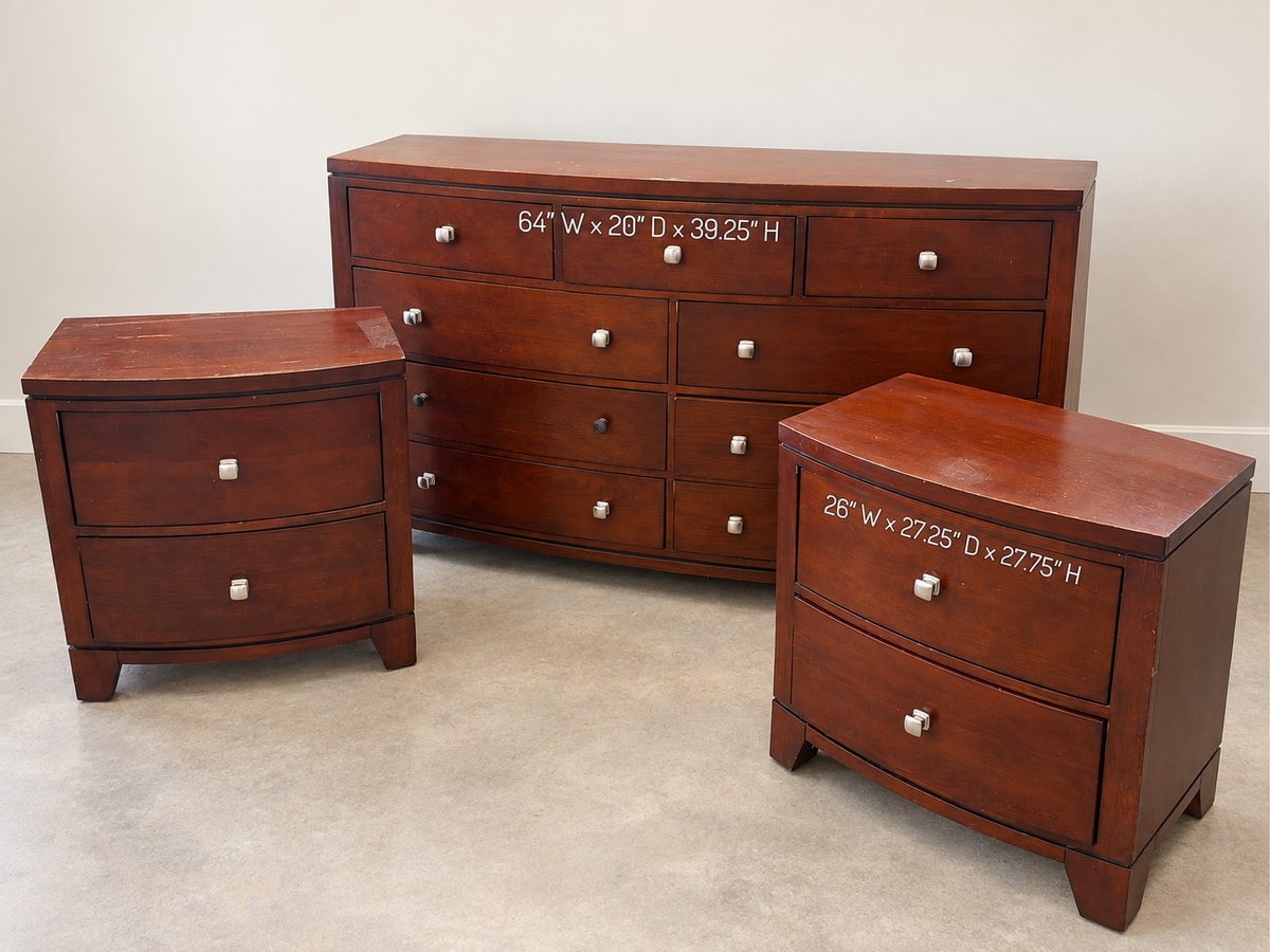 Bowfront Bedroom Set