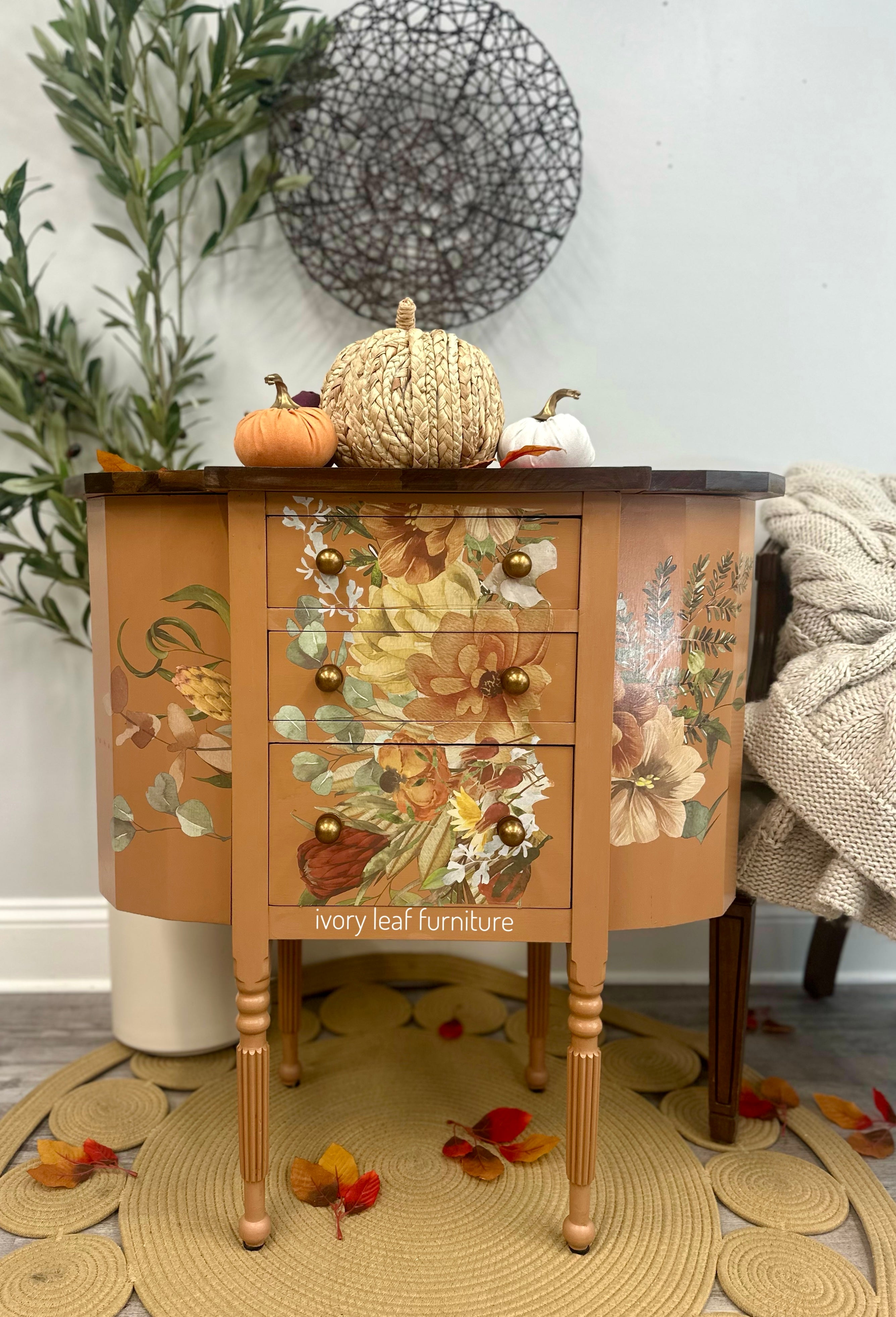 Gorgeous Painted Cabinet