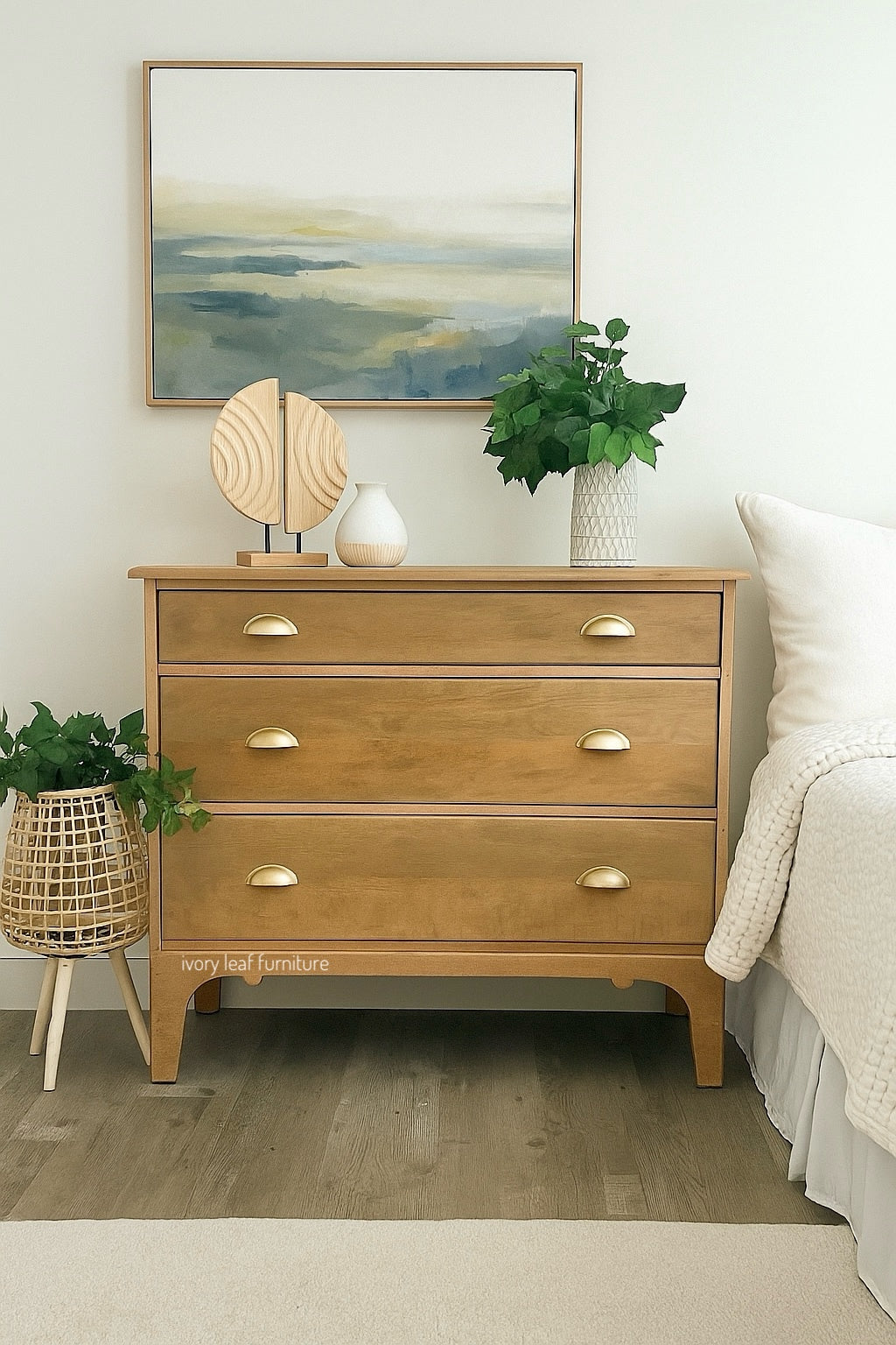 Modern Rustic Solid Wood Dresser