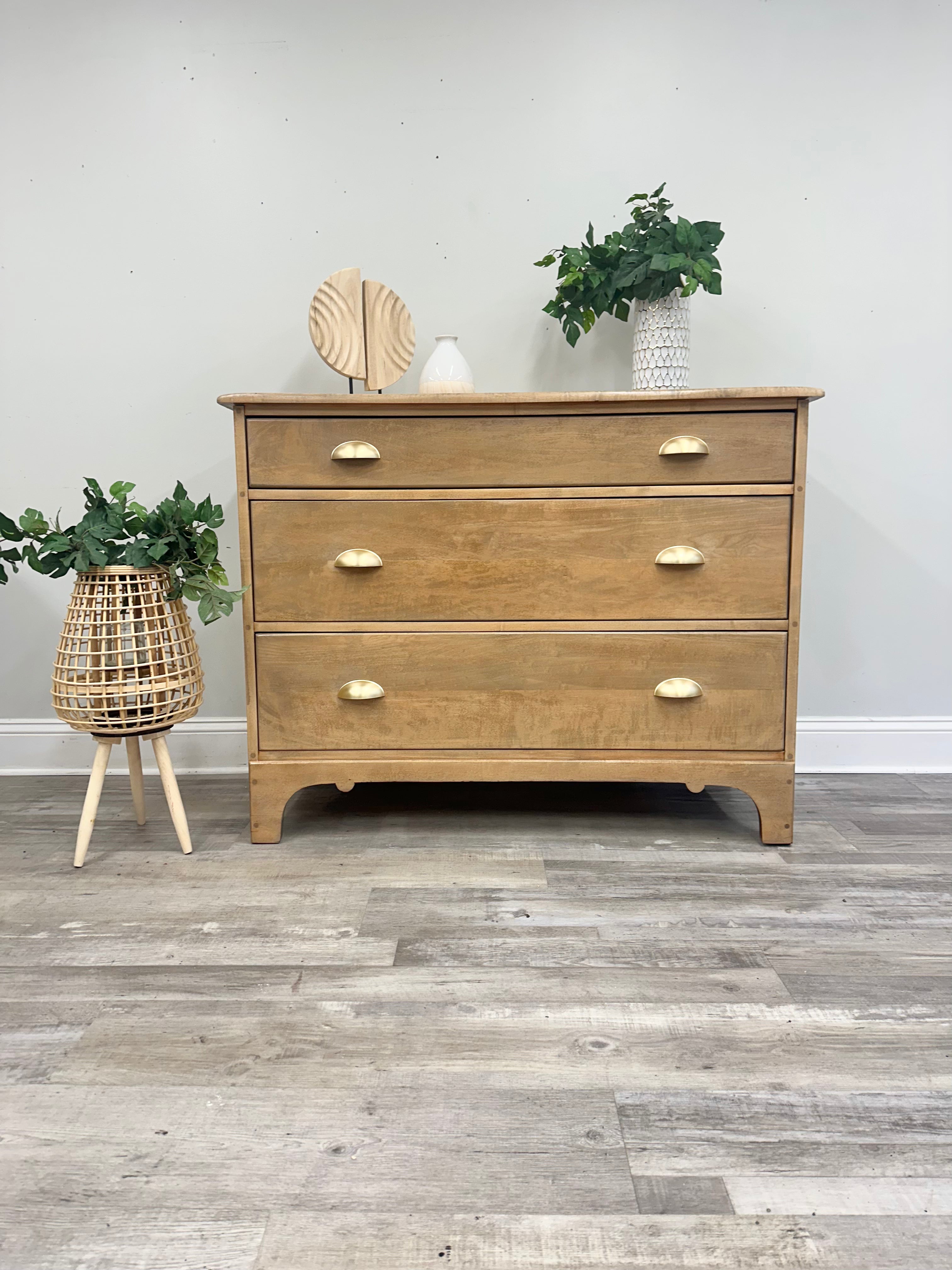 Modern Rustic Solid Wood Dresser