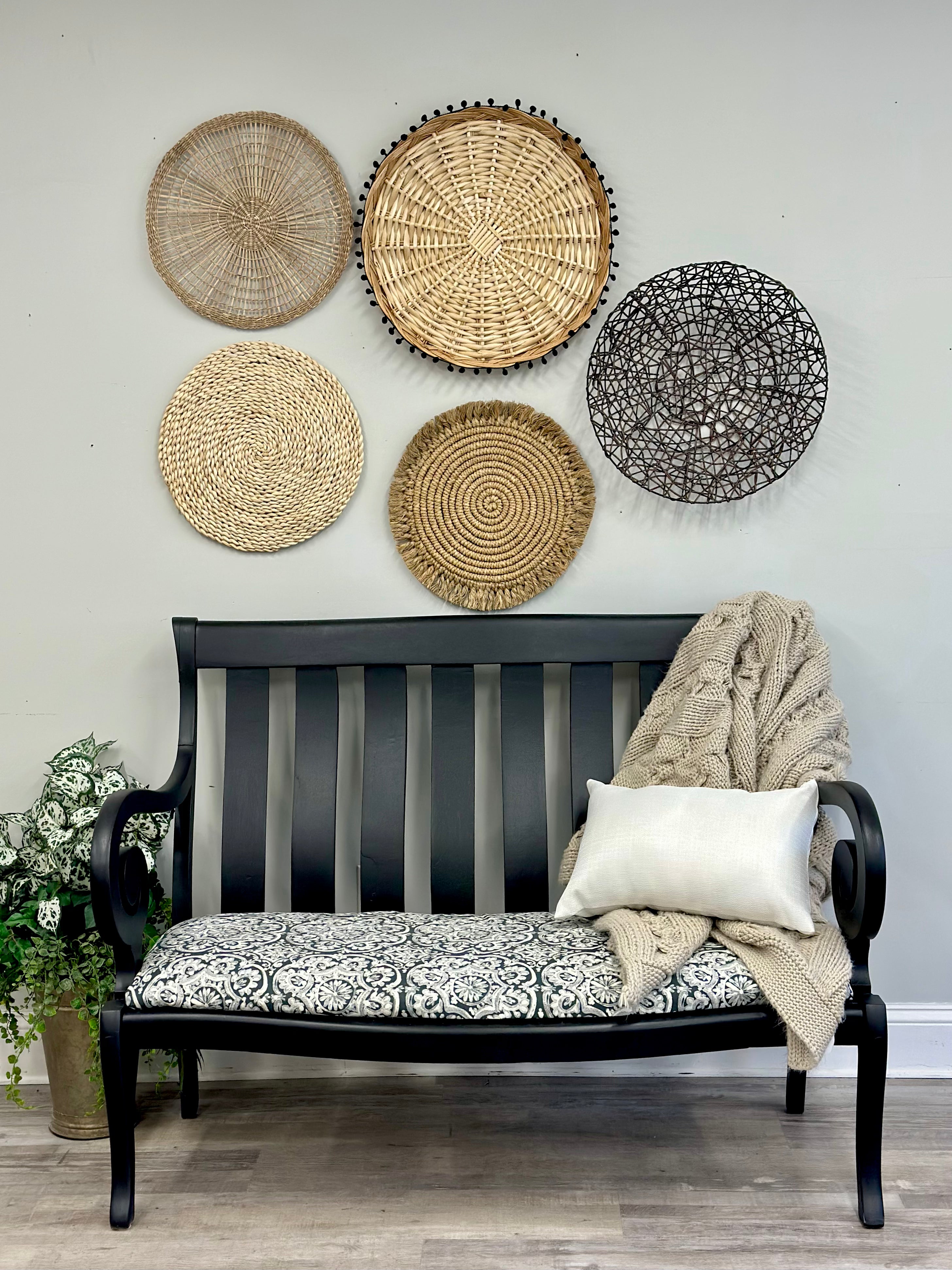 Solid Wood Indoor Bench