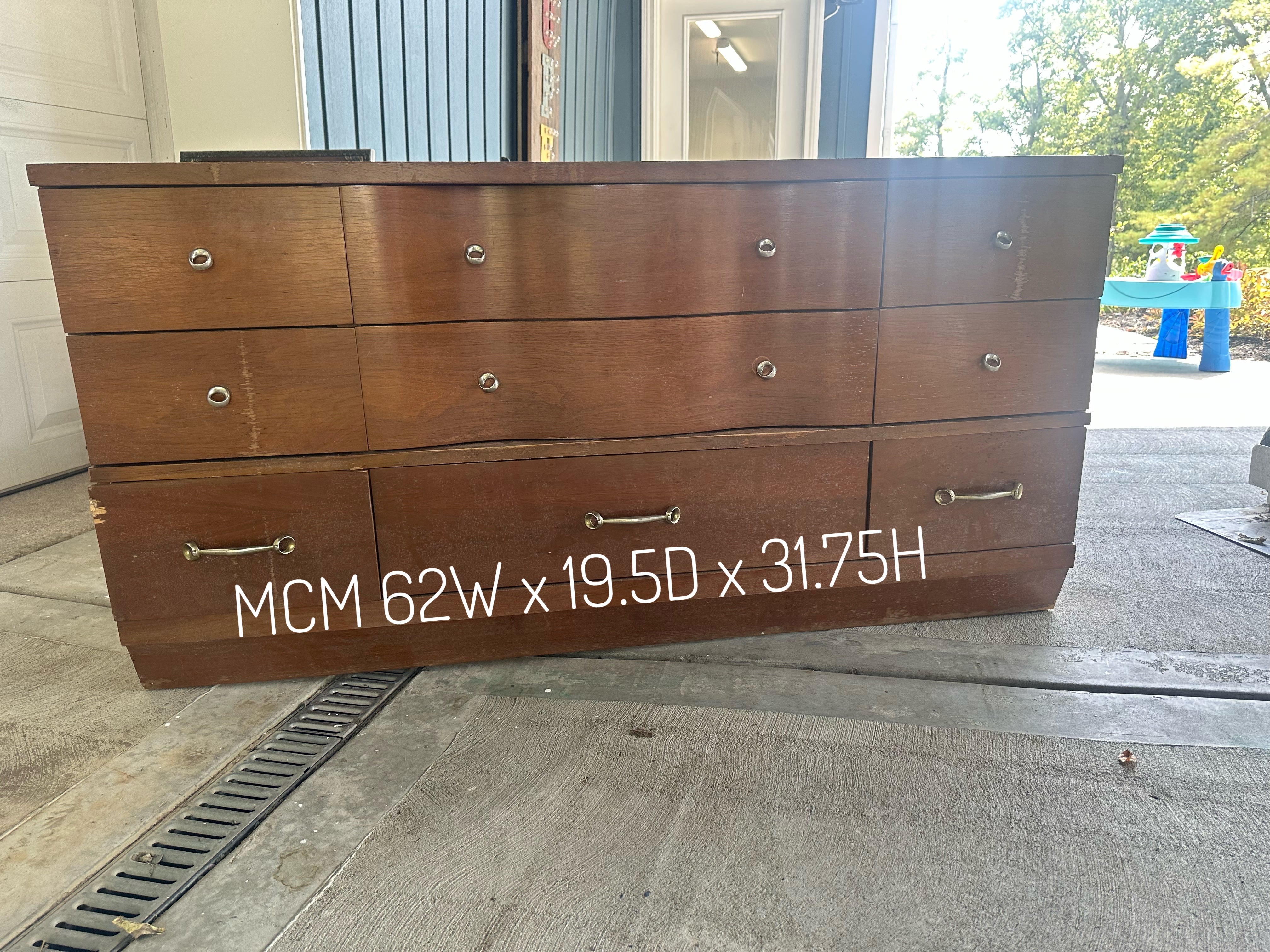 MCM 9 Drawer Dresser