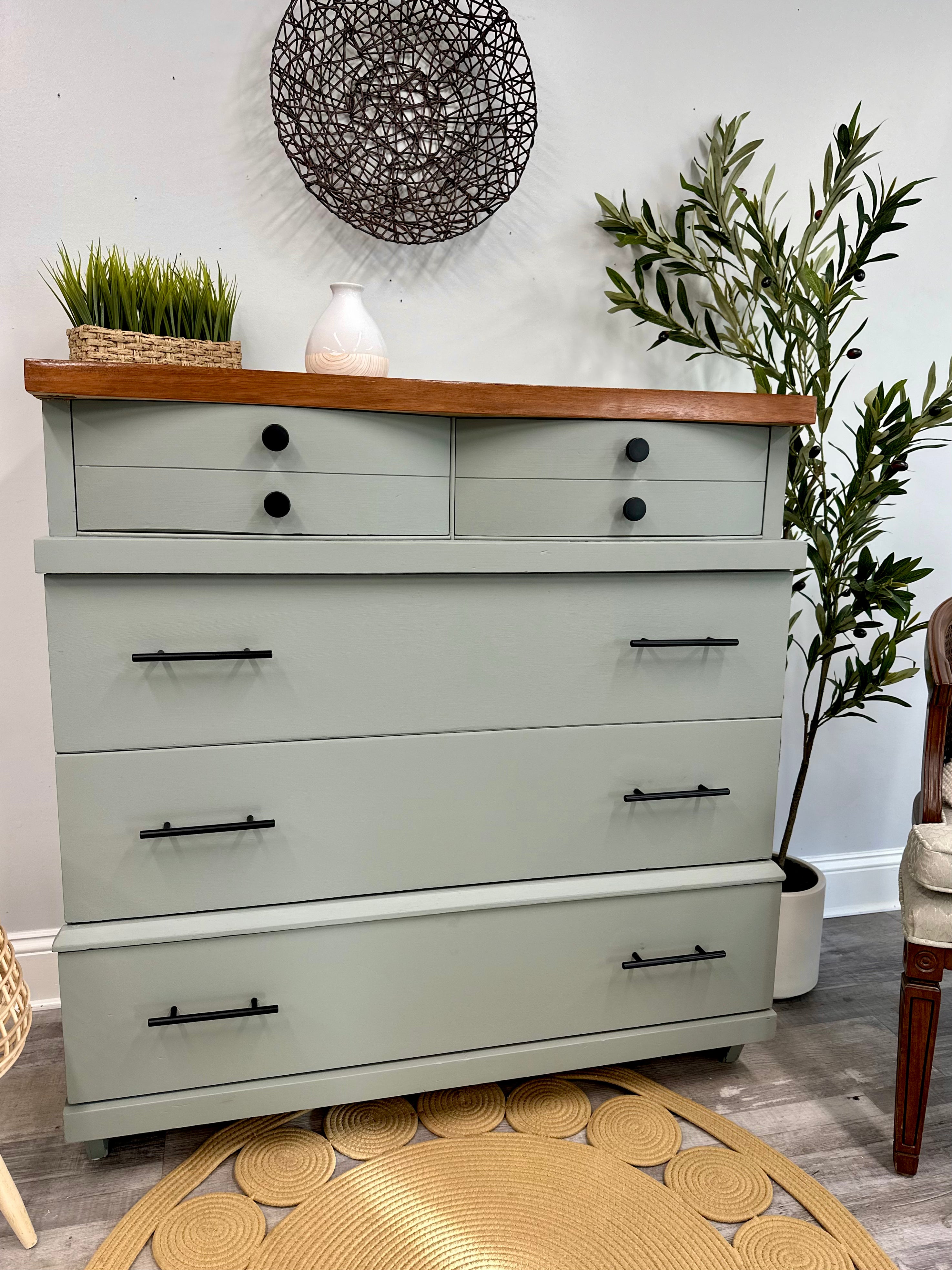 Refinished Solid Wood Dresser in Newell Green