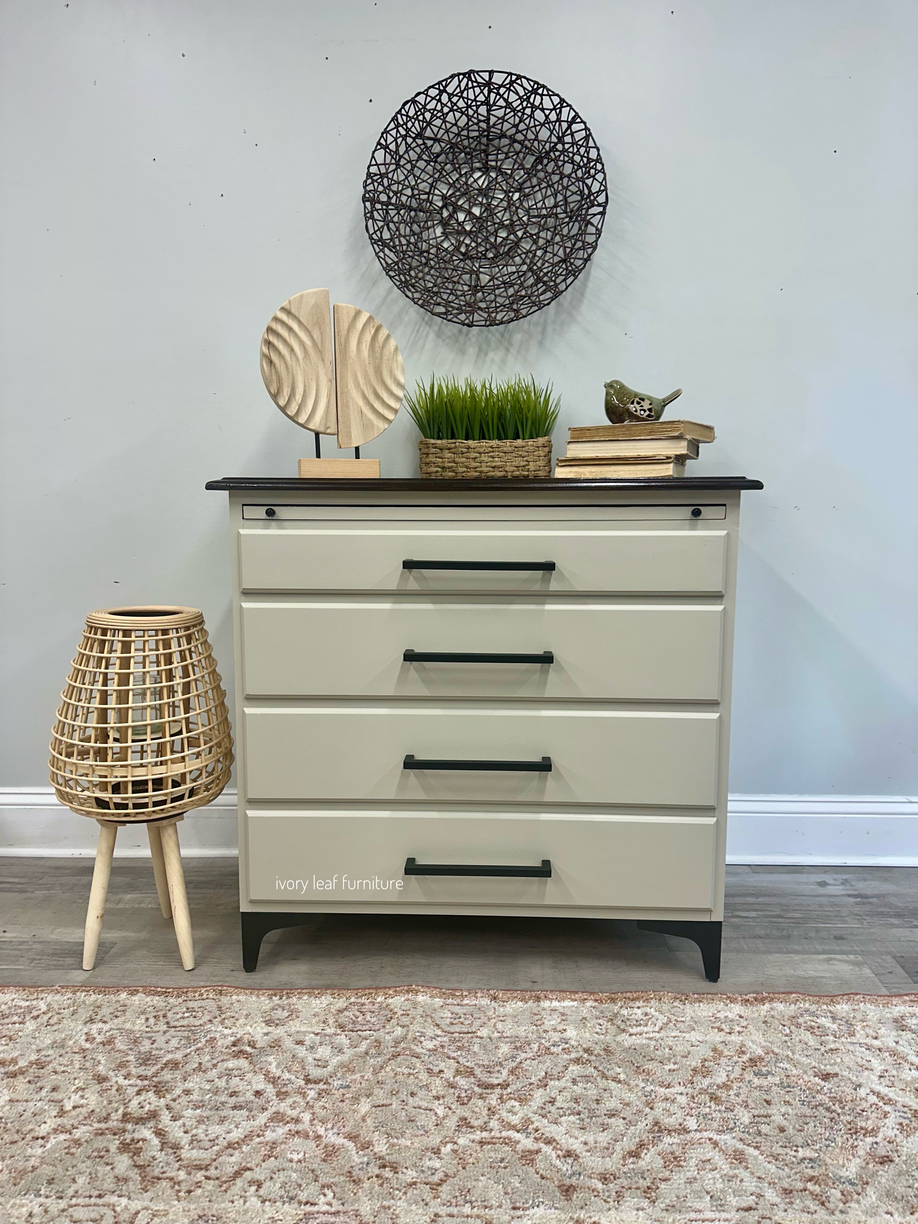 Chest of Drawer with pull out Writing Shelf