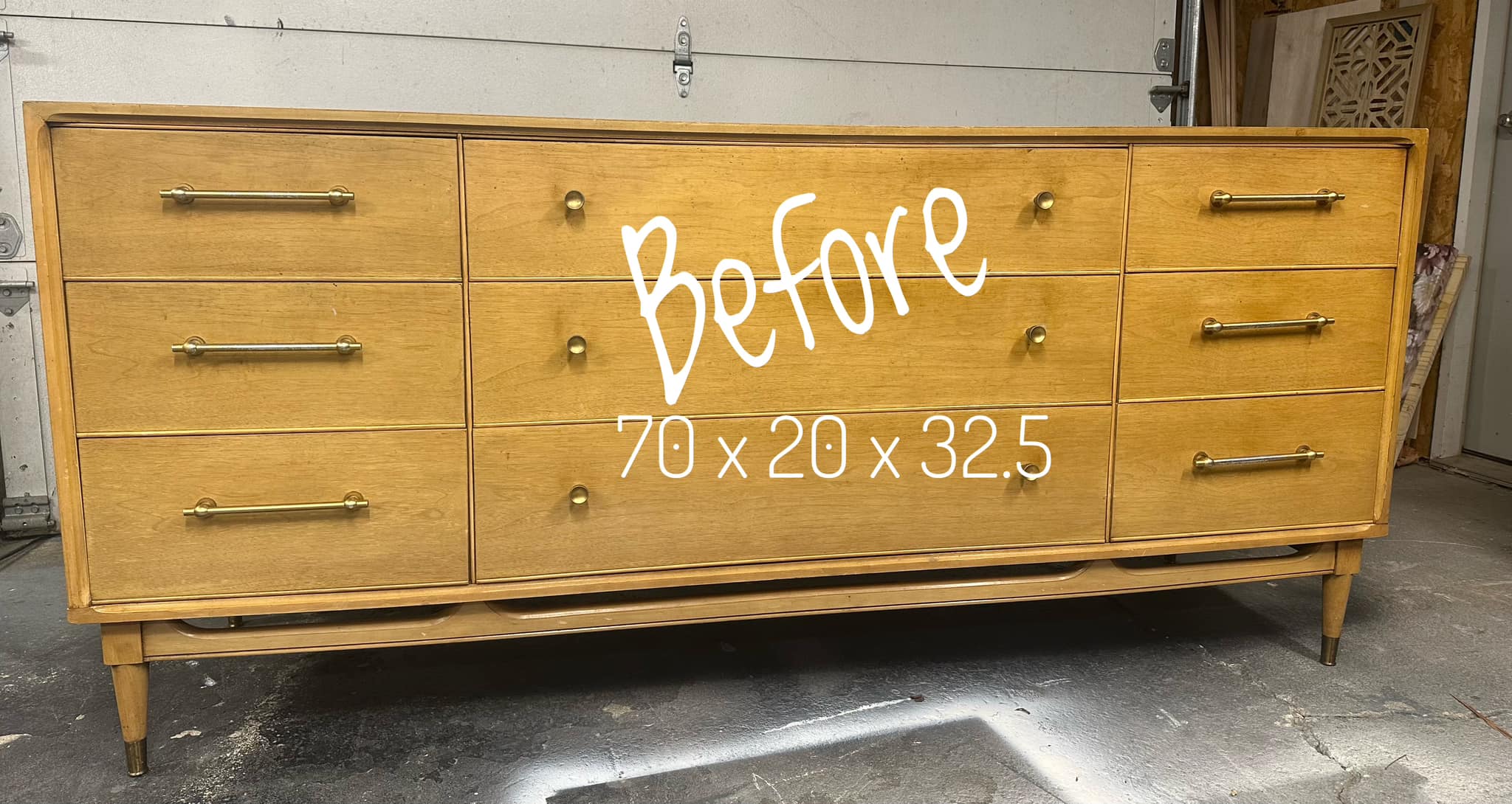 Unfinished Dresser