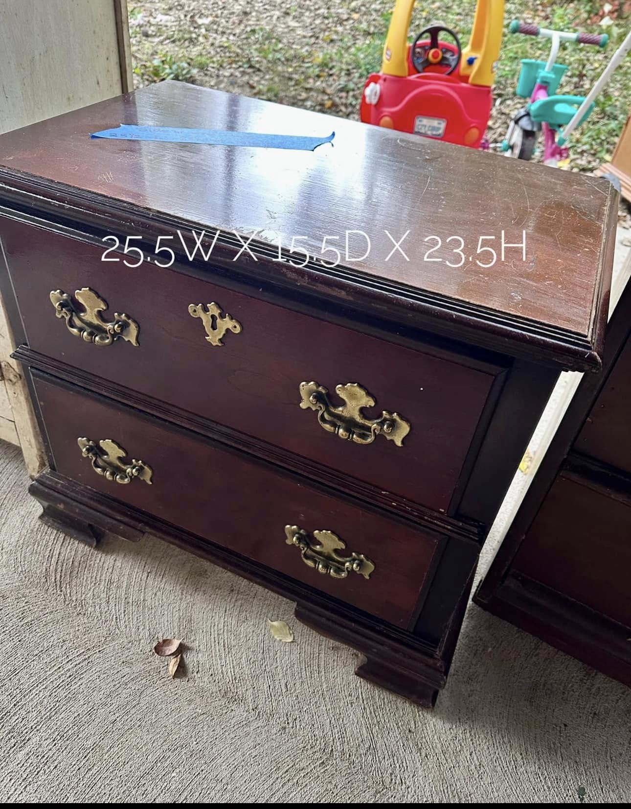 Solid Cherry 3 Piece Bedroom Set