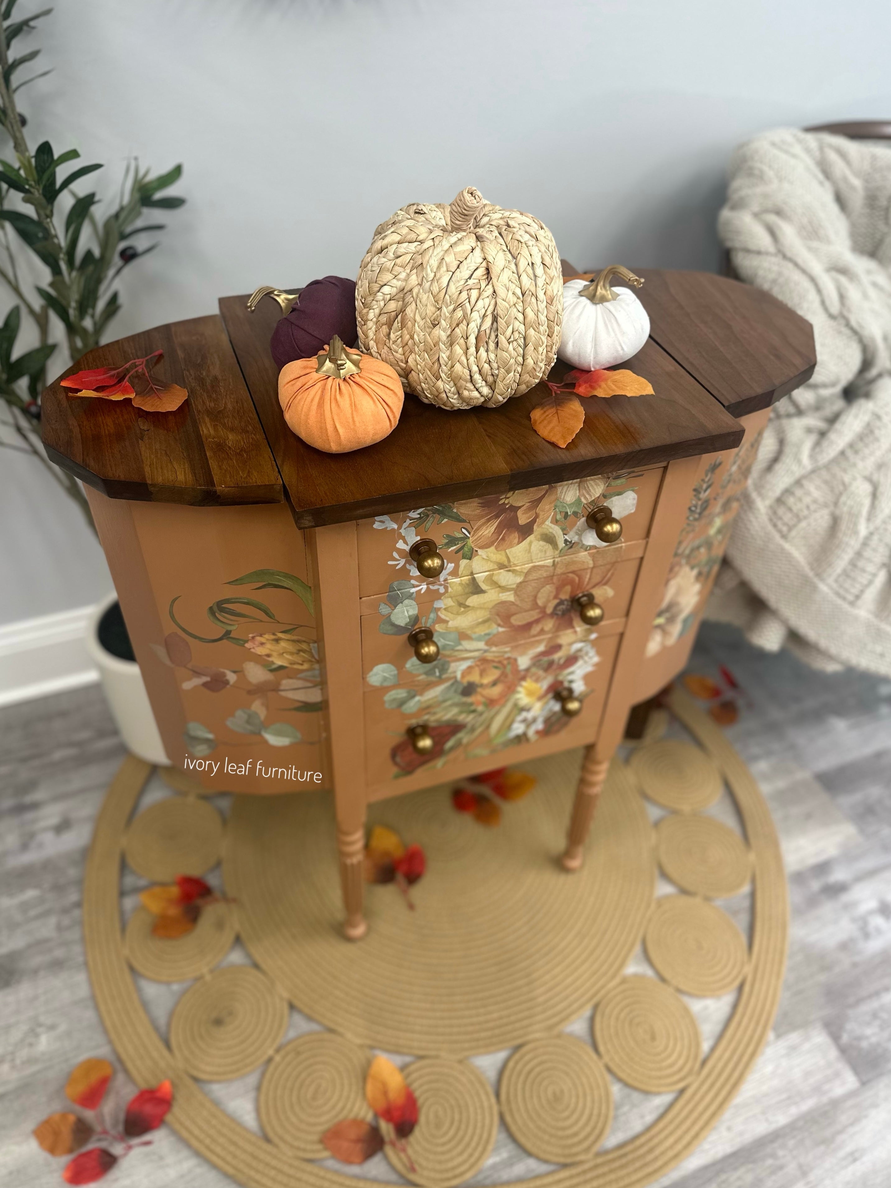 Gorgeous Painted Cabinet