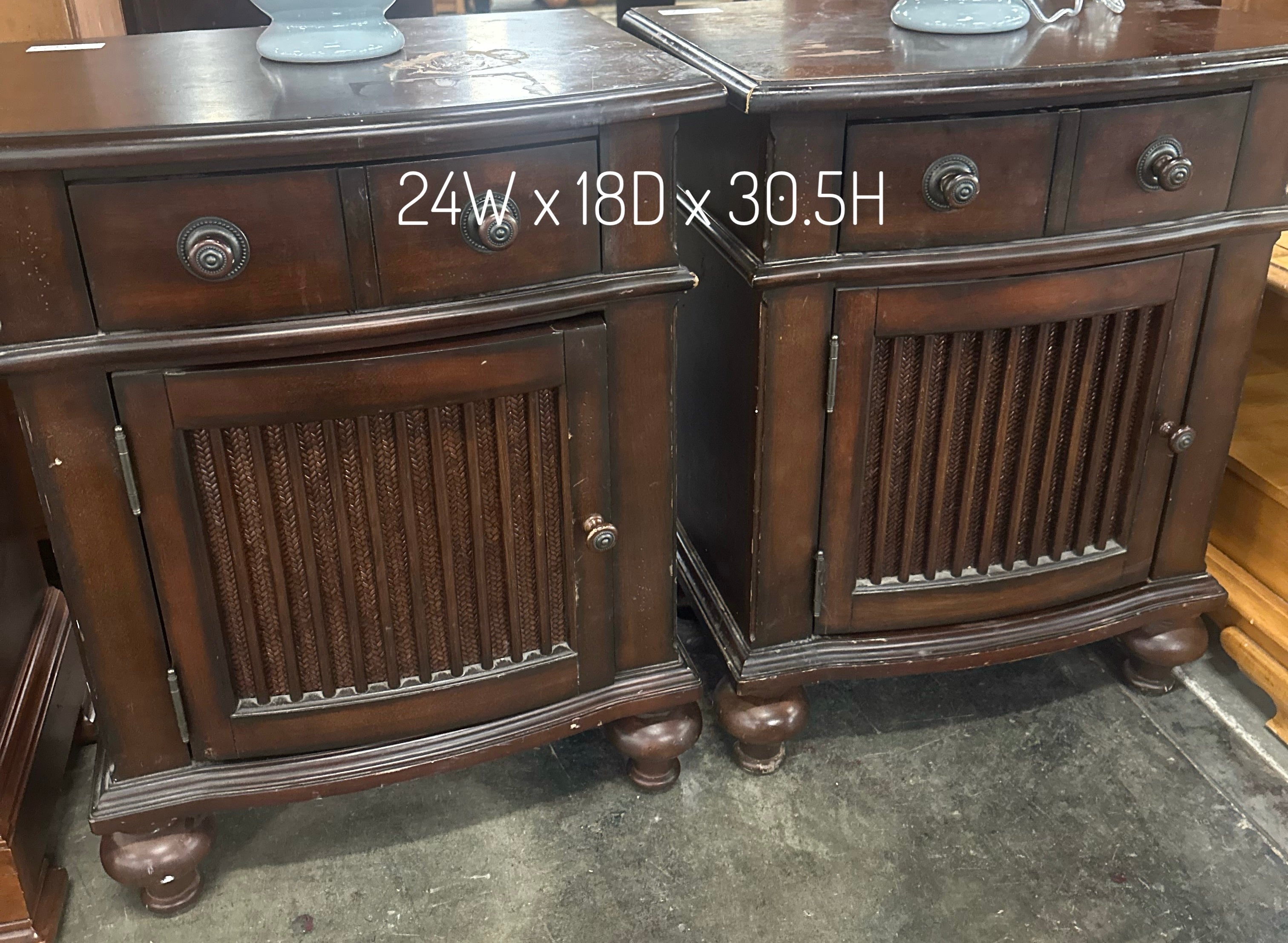 Large Nightstand Set