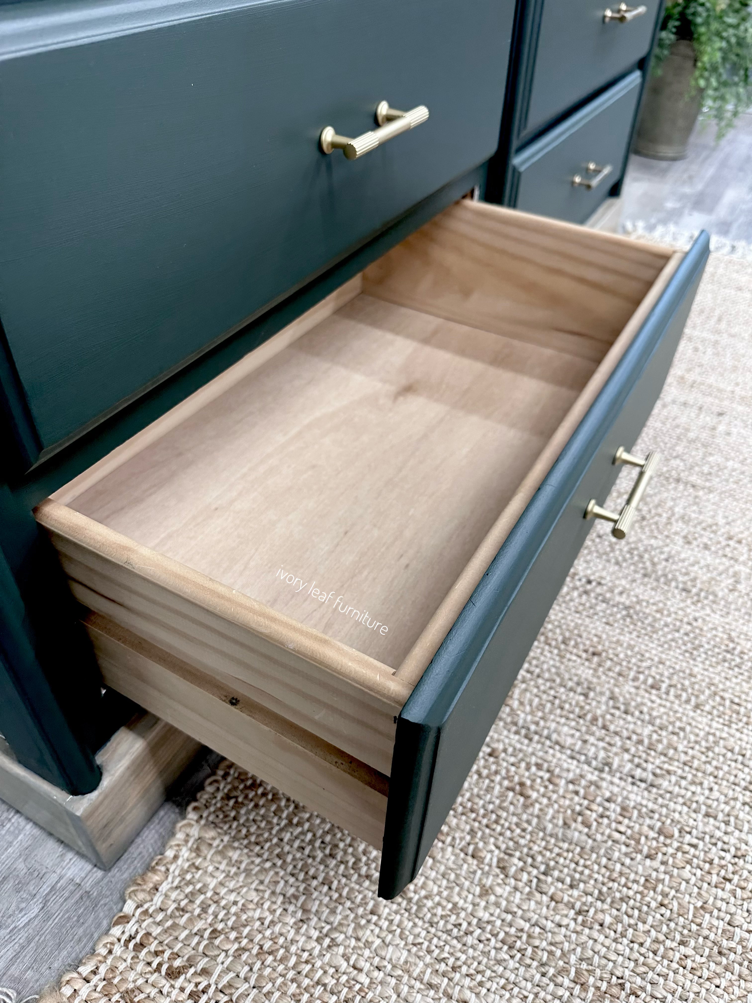 Solid Wood 6 Drawer Dresser