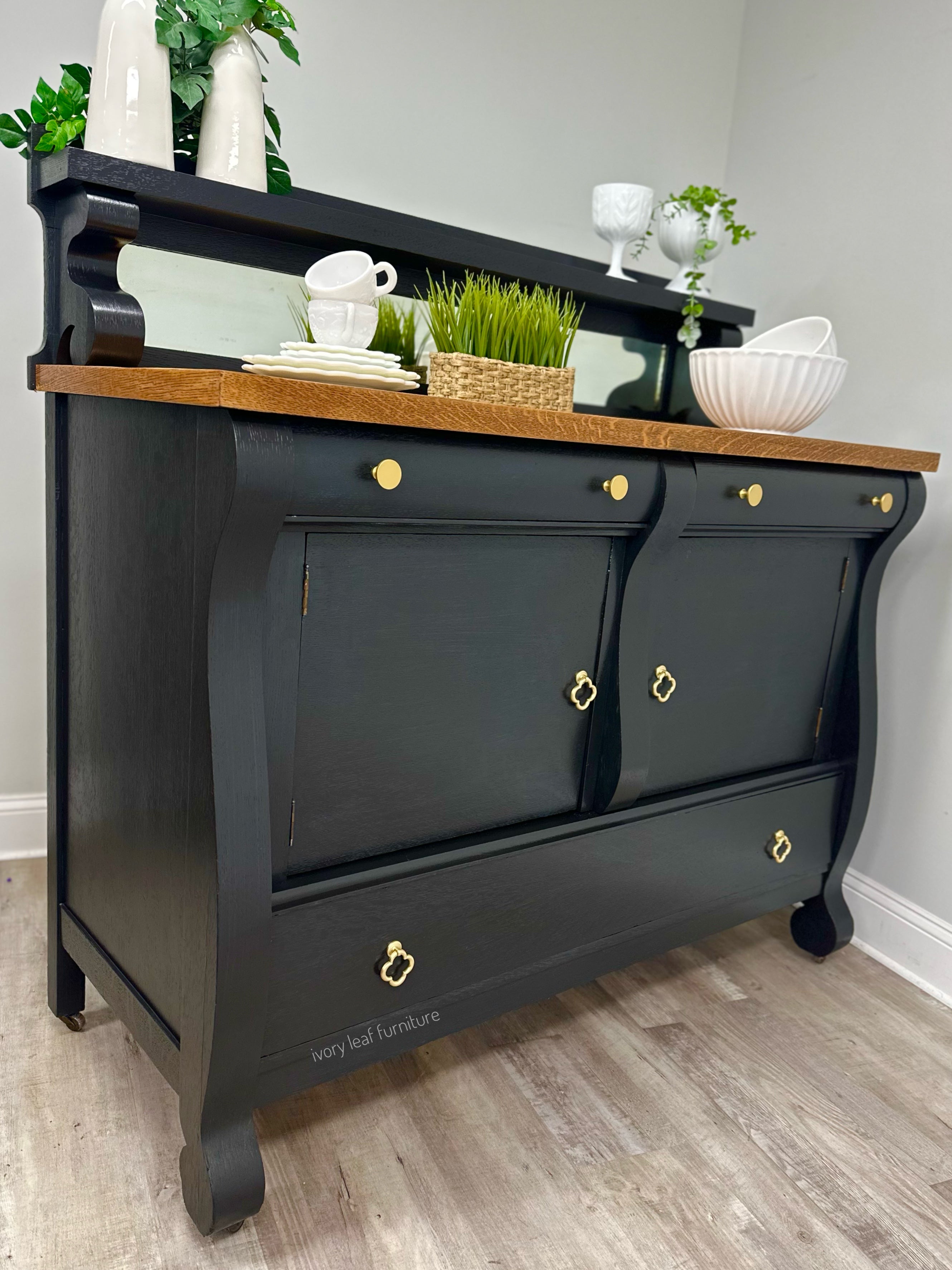 Beautiful Solid Oak Empire Buffet