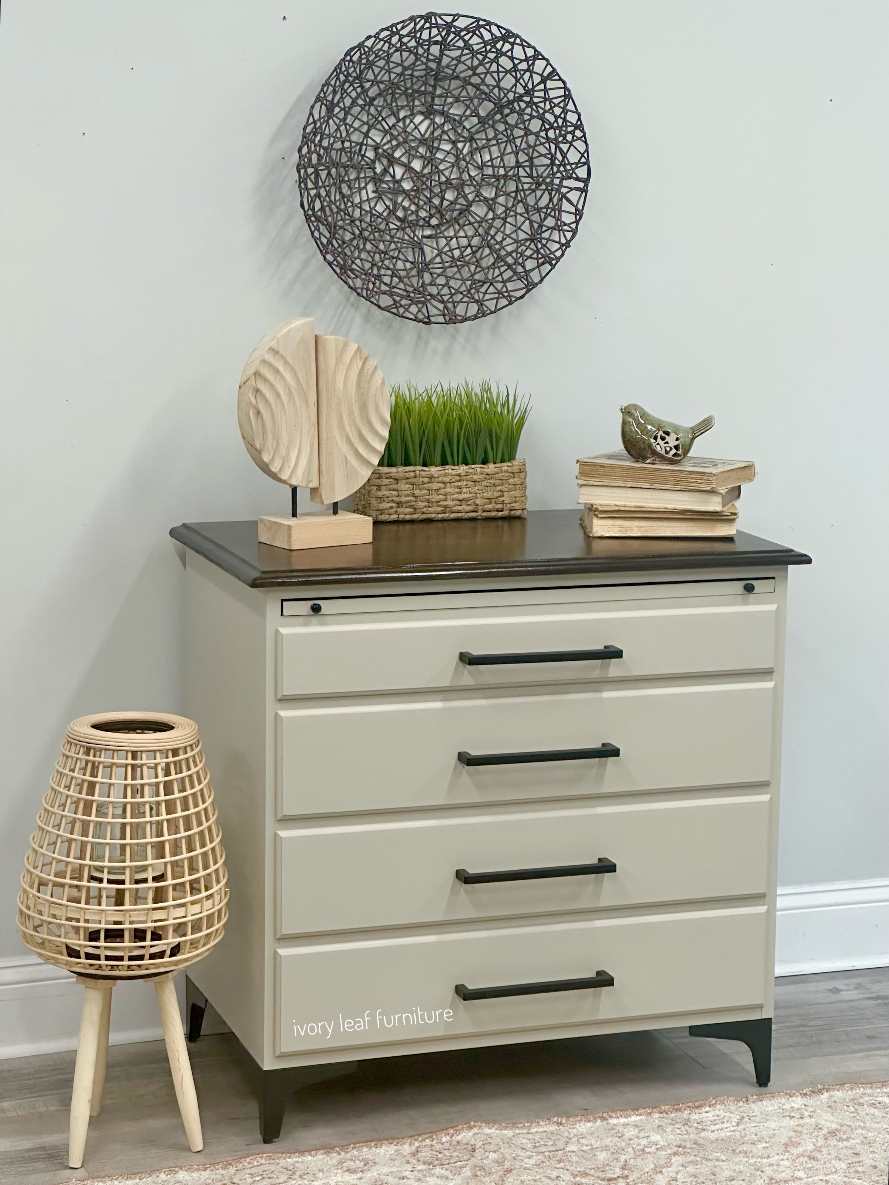 Chest of Drawer with pull out Writing Shelf