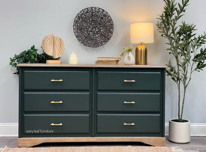 Solid Wood 6 Drawer Dresser