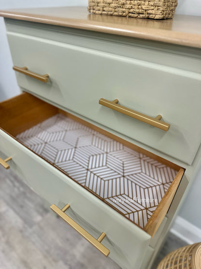 Maple 4 Drawer Dresser
