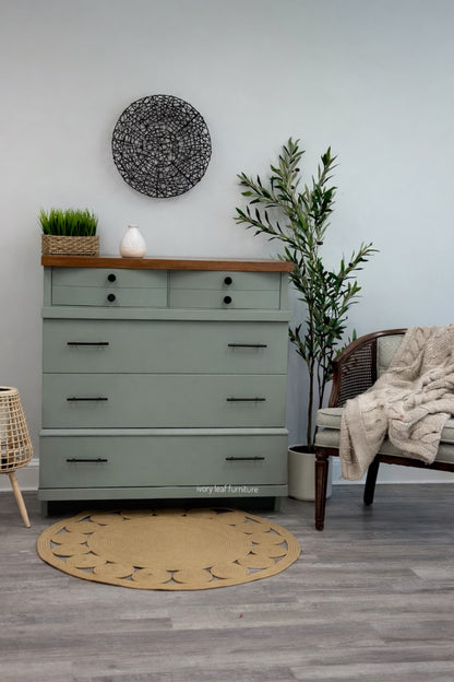 Refinished Solid Wood Dresser in Newell Green