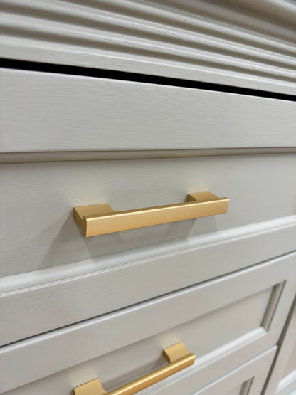 Refinished Solid Wood Buffet / Sideboard – Eucalyptus & Natural Wood