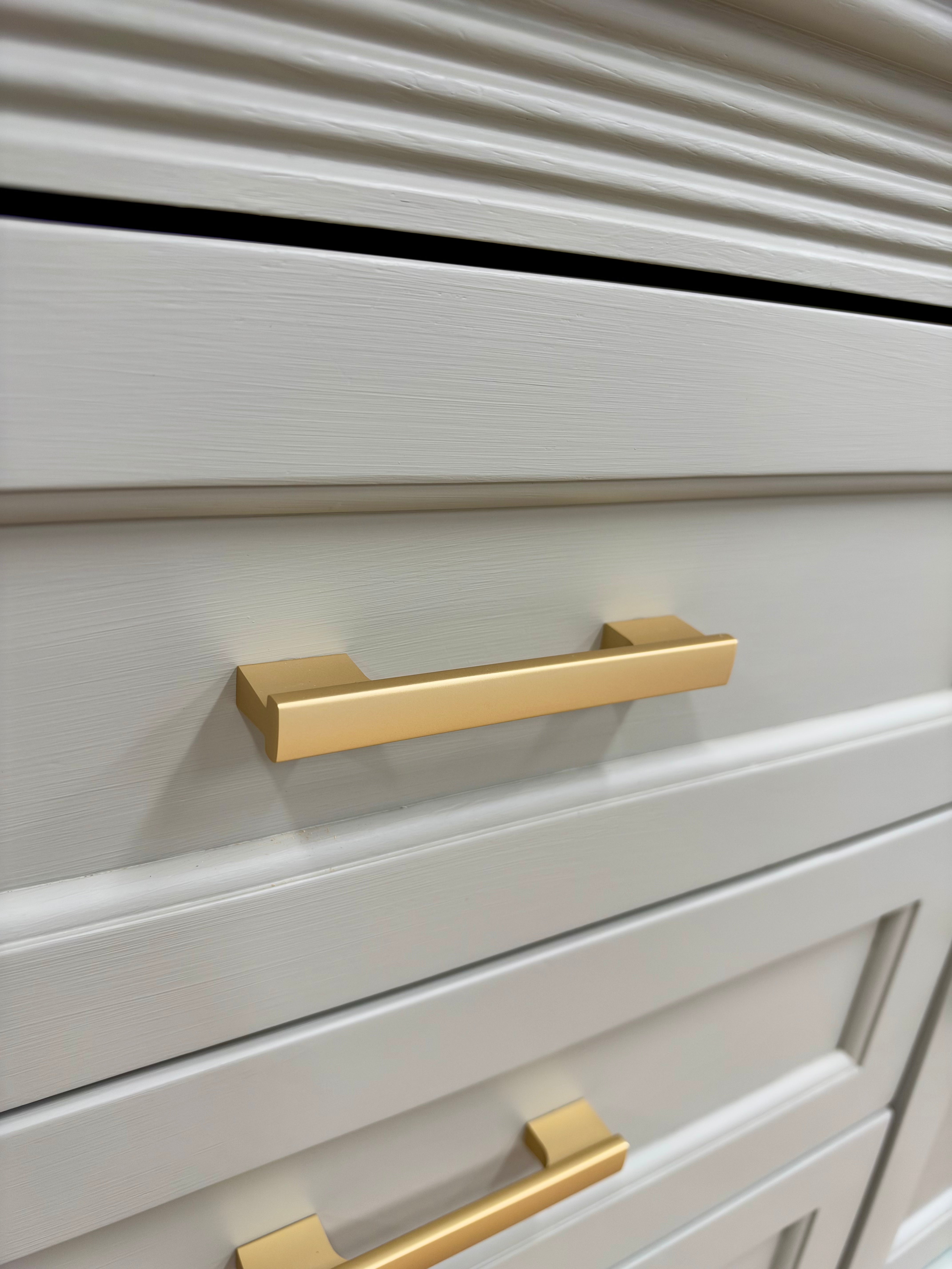 Refinished Solid Wood Buffet / Sideboard – Eucalyptus & Natural Wood
