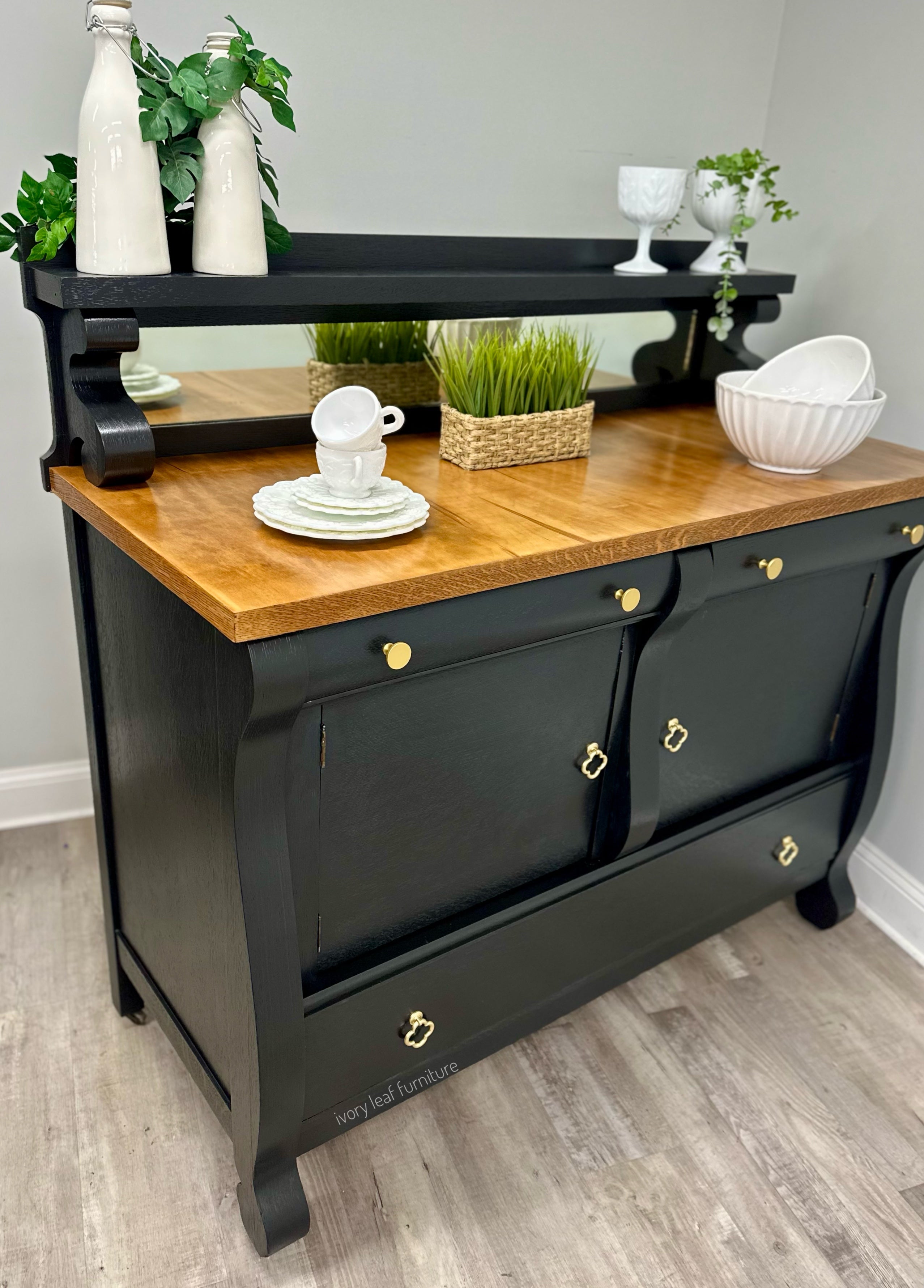 Beautiful Solid Oak Empire Buffet