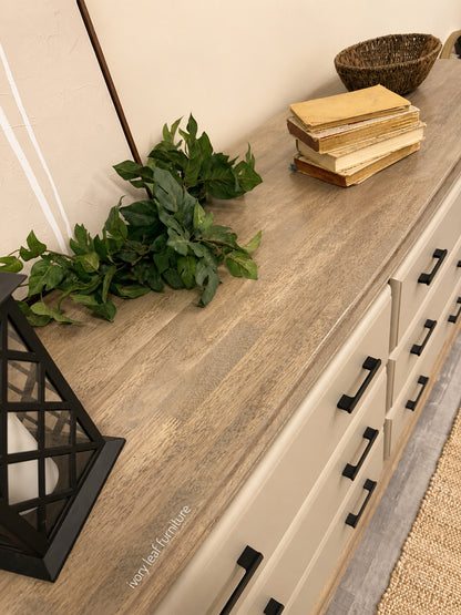 Neutral 6 Drawer Dresser