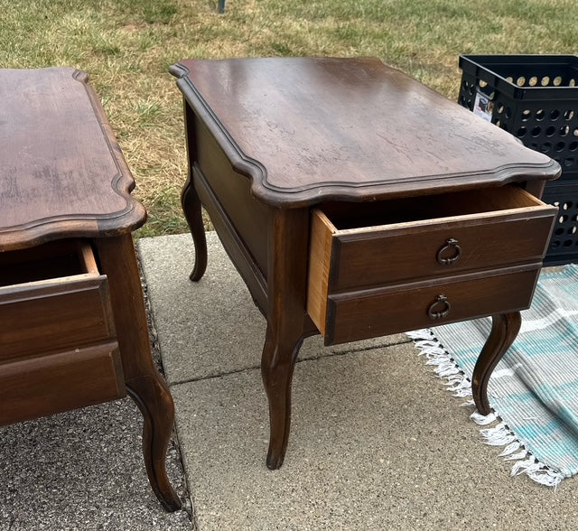 Unfinished Set of End Tables